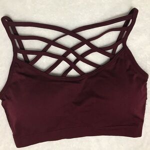 NWOT Zenana- Women's Seamless Triple-Cross Padded Bralette